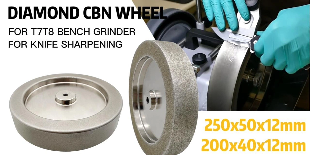 CBN Tormek Grinding Wheel T4 T7 T8 Electroplated CBN Grinding Wheel for Sharpening Knife