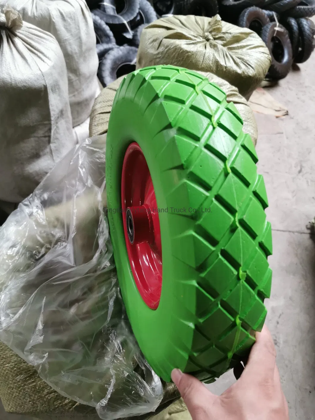 PU Wheel Flat Free Tire 4.00-8