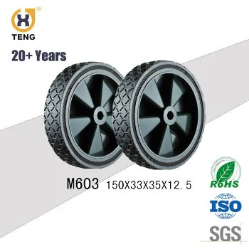 High Quality 6 Inch Lawn Mower PU Foam Wheel