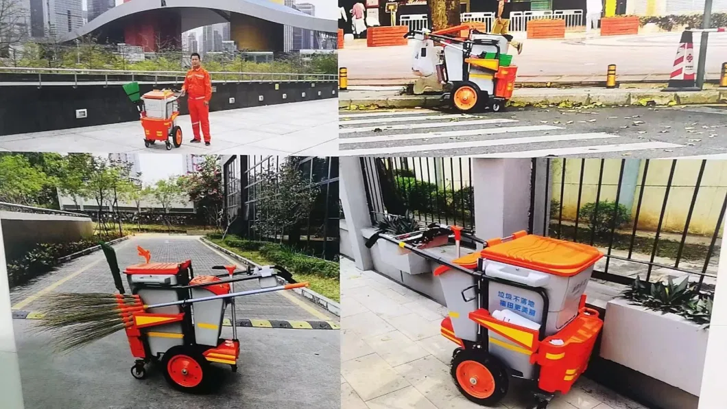 Factory Direct Supply High Capacity Superior Cleaning Barrow Service Cart