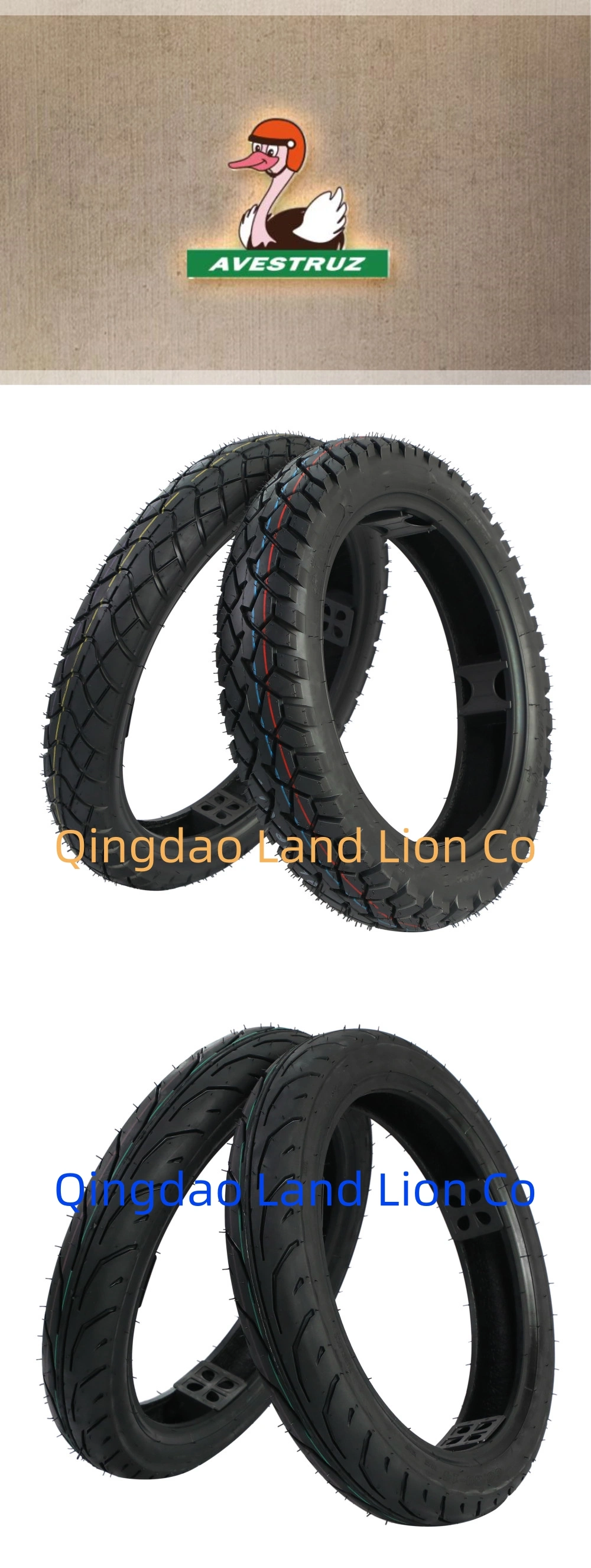 China Professional Carriage Motorcycle Tyre 4.00-18, 4.50-17, 4.50-18, 4.00-19