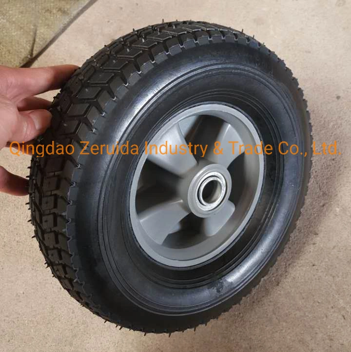 10X3.3 Inch Semi Pneumatic Rubber Wheel