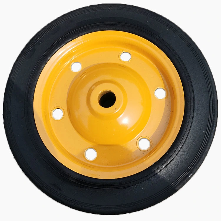 13 Inx3 Inch Solid Tire Rubber Wheel for Wheelbarrow Wb3800, Hand Trolley, Hand Cart