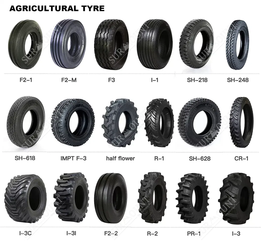 Agricultural Tyre, off-The-Road Tyre, Tractor Tyre, Farm Tyre 5.00-12 6.00-12 7.50-16 8.3-20 8.3-22 8.3-24 9.5-16 9.5-22 9.5-24 9.5-26