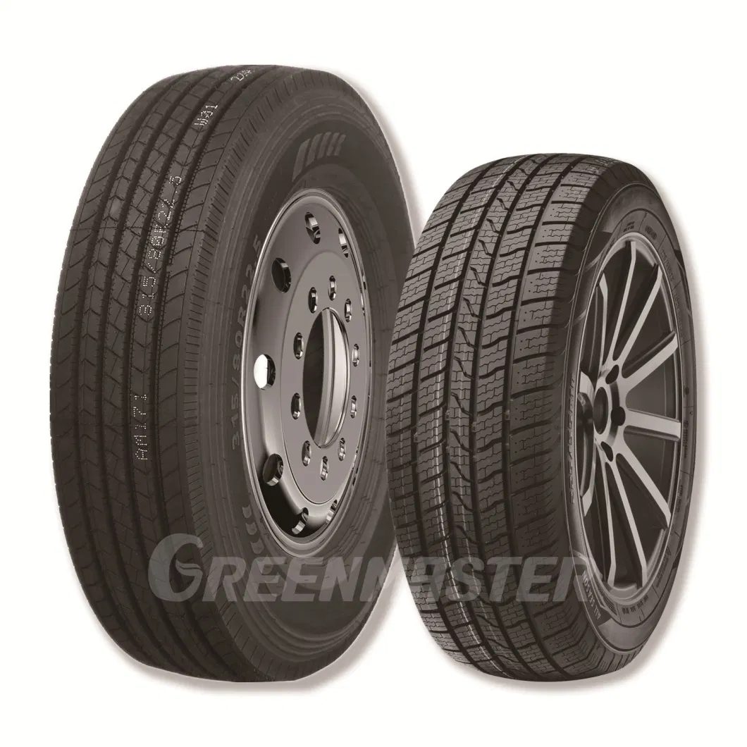 China Factory Wholesale Passenger Car PCR Tyre, 4WD Offroad SUV 4X4 at/Mt Mud Tyres, All Steel Radial Light Heavy Truck TBR Tires, Bus/Trailer OTR Wheel &amp; Tire