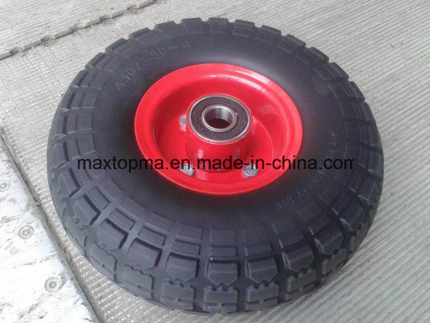 Quality Solid Polyurethane Flat Free PU Foam Wheel