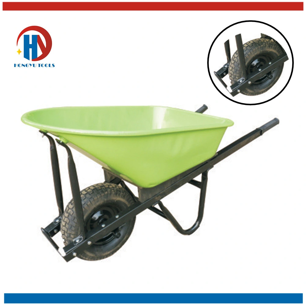 Hardware Tools Green Color Steel Wheel Barrow (WB7804)