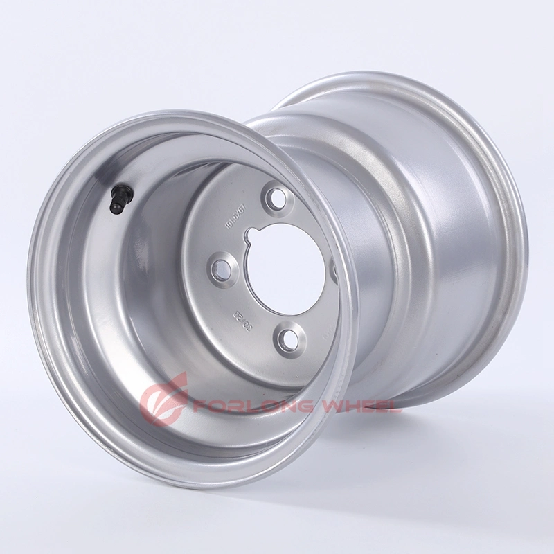 Forlong Wheel 8inch Steel Car Trailer Wheel Rim 9.00X8 4 on 101.6mm Fitting Tire Size 22X11-8 for Sale