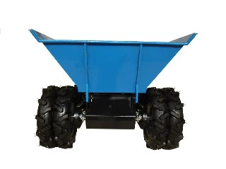 KT-MD300T Blue Four Wheeled Wheelbarrow Mini Dumper 4X4 All Terrain Buggies