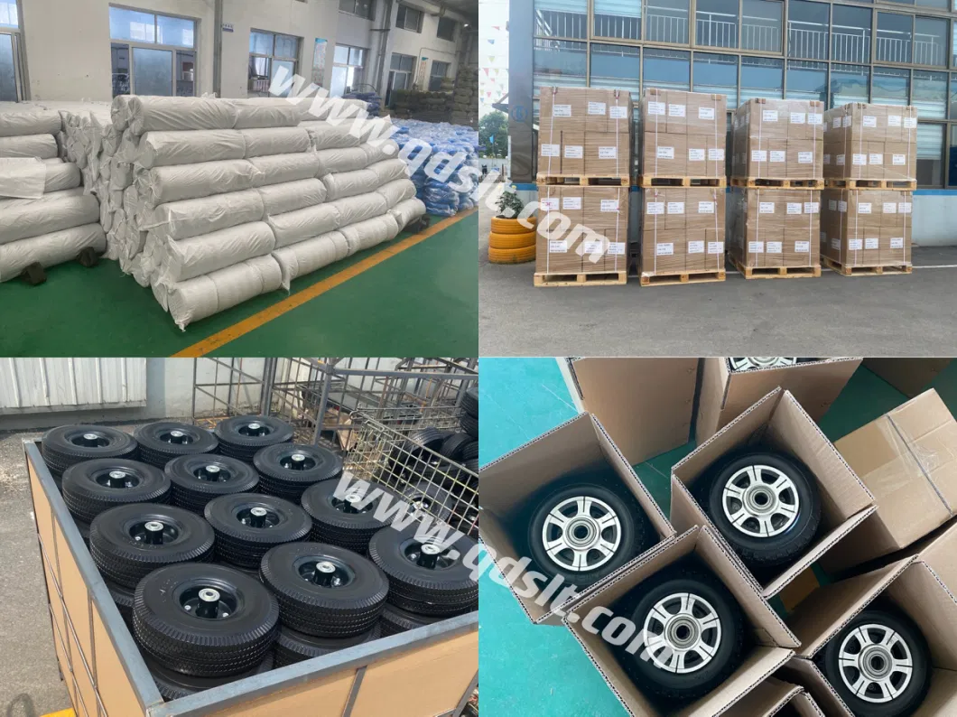 24X2.125 Aluminum Alloy Wheel Hub Wheelbarrows Wheels PU Foam Wheels Tool Cart Wheels Spoke Rim