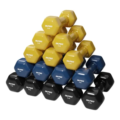 Okpro Deluxe Vinyl Coated Dumbbell