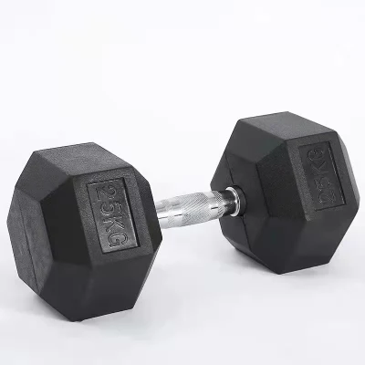 Factory Wholesale Hex Rubber Dumbbell