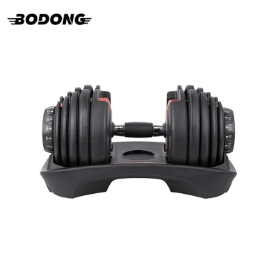Commercial Fitness Equipment Weight Lifting Manufacture Gym Lifting Strength Equipment Adjustable Dumbbell Set