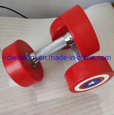 Home Dumbbell Us Captain Gym Accessory Fitness Equipment CPU or Rubber Dumbbell