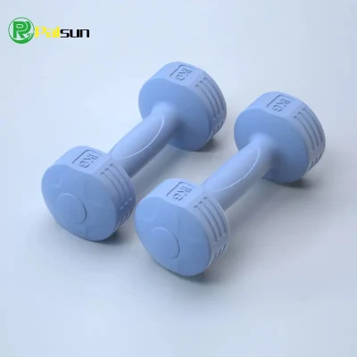 Economic Anti-Slip Cast Iron Colorful Rubber Dumbbells Body Exercise Gym Equipment Dumbbells