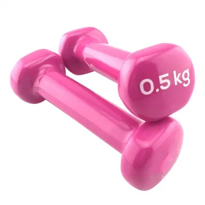 Customer Buy Dumbbells Home Gym Fitness Dumbbell China Bodybuilding Equipment Free Weights Hex Dipping Dumbbell Weights