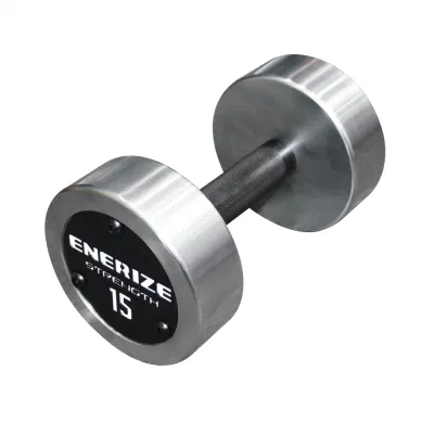 High Quality Stainless Steel Dumbbell Set Chrome Dumbbells 2.5kg-40kg Rotate Dumbbell Free Weights