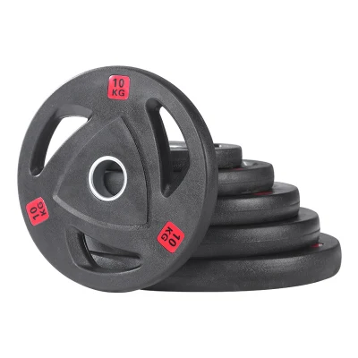 Rubber-Coated Weight Plate for Gym Equipment