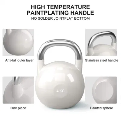  Solid Competition Kettlebell Weights Set Great for Workout and Strength Training