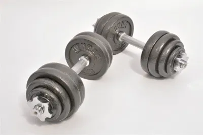 30kg Adjustable Cast Iron Dumbbell Set Fitness Equipment for Home Gym