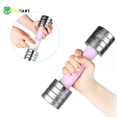Factory Price Pink Purple Blue 2.5kg Mini Adjustable Fitness Dumbbell Set Wholesale Dumbbell for Women Home Gym Use