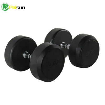  Commercial High Quality PU Dumbbell Urethane Round Head Free Weights Wholesale