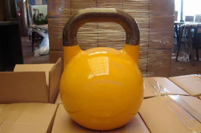 Weight Eco Friendly Gym Equipments E-Coating Competition Steel Kettlebell