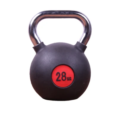 Hot Sale Gym Training Rubber Coated Competition Kettlebell