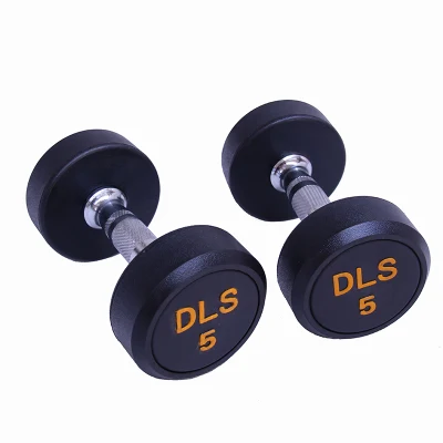 Wholesale Gym Fitness Rubber Dumbbells 2.5 to 80kg Dumbbell Set Weightlifting Dumbbell