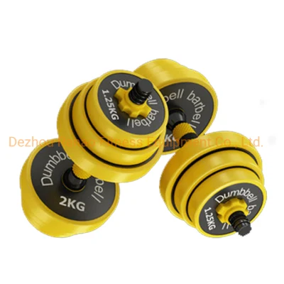 Home Gym Fitness Equipment Adjustable Dumbbell Set, Barbell Weight Pair, Free Weight 2-in-1 Dumbbell Set with Non-Slip Neoprene for Body Building