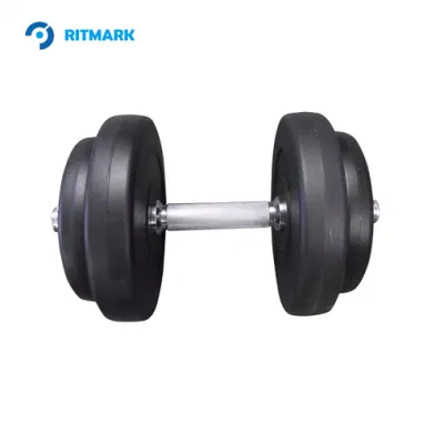 Hex Iron Sand Dumbbells with Knurled Handles for Secure Grip