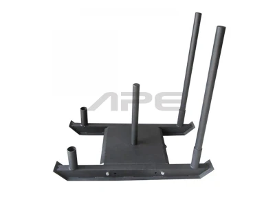 Resistance Training with Weight Training in Gym Push Sled
