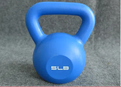 Kettlebell Weight Cast Iron with Painted Surface and Wide Textured Grip Bl18356