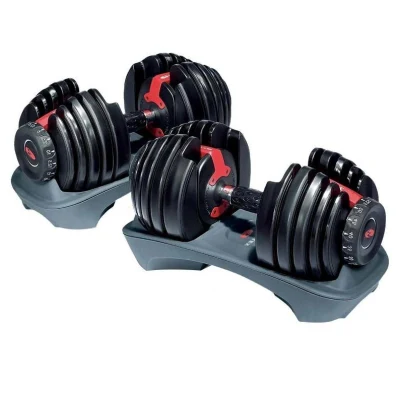 Ad-17 Gym Fitness Equipment Adjustable Automatically Spin Lock Dumbbell Manufacturer