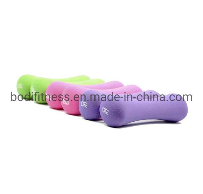 Body Building Training Sport Fitness Gym New Style Vinyl Dipping Dumbbell