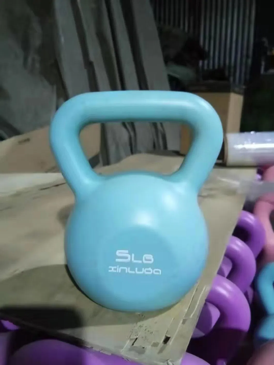 Color Vinyl Coated Kettlebell