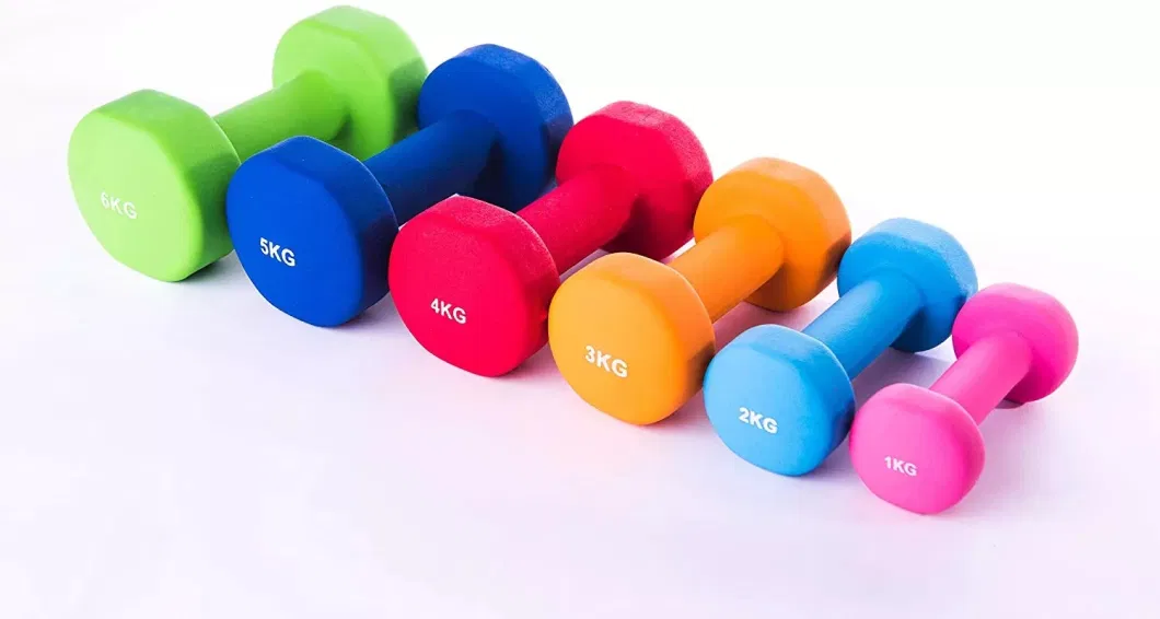 Small Hex Dumbbell Gym Accessories Vinyl Dumbbell Free Weight