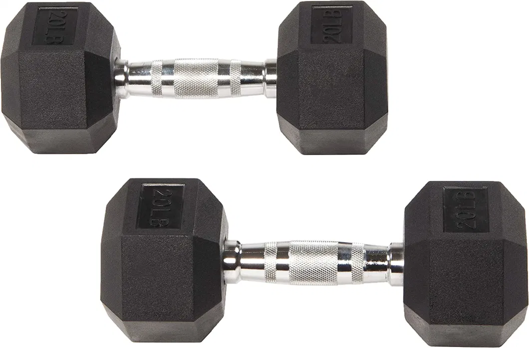 Signature Fitness Rubber Encased Hex Dumbbell Pairs Sets Multiple Packages