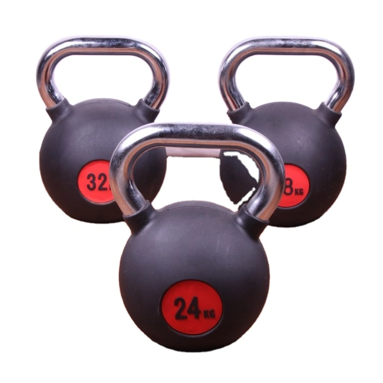 China Hot Sale Rubber Coated Kettlebell Competition Kettlebell