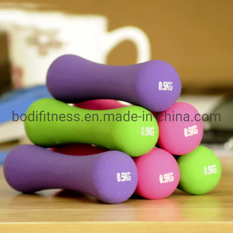 Body Building Training Sport Fitness Gym New Style Vinyl Dipping Dumbbell