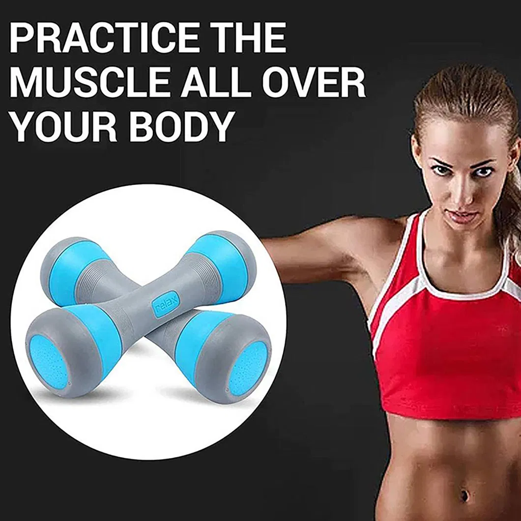 Customized Colourful Mini Cast Iron Dumbells DIP Plastic Women Used Bone Shape Neoprene Dumbbells