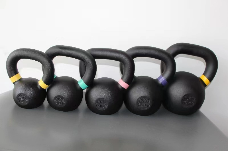 Hot Sale Commercial Fitness Exercise Gym Kettle Bell Colored Bodybuilding Weight Lifting