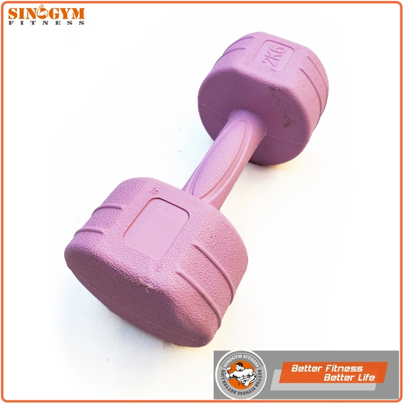 Color Plastic Cement Dumbbell