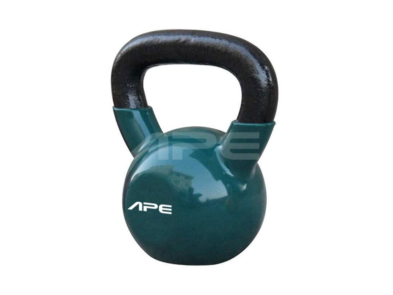 Adjustable Soft Competition Coated Gym Strength Cast Iron Colorful Vinyl Kettlebell