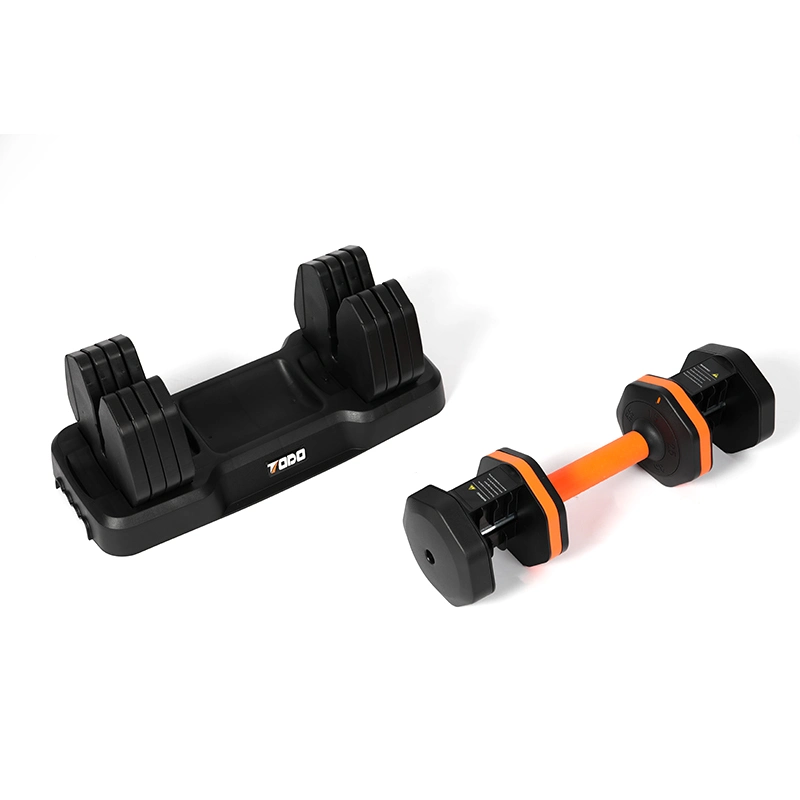 High Quality New Hot Factory 55lb Dumbbell Set Adjustable Dumbbell