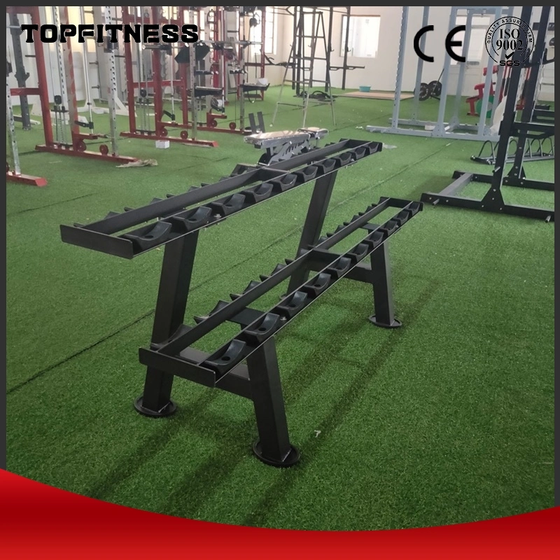 High Quality Three-Layer Hexagonal Dumbbell Rack Fitness Equipment Commercial Dumbbell Set with Rack