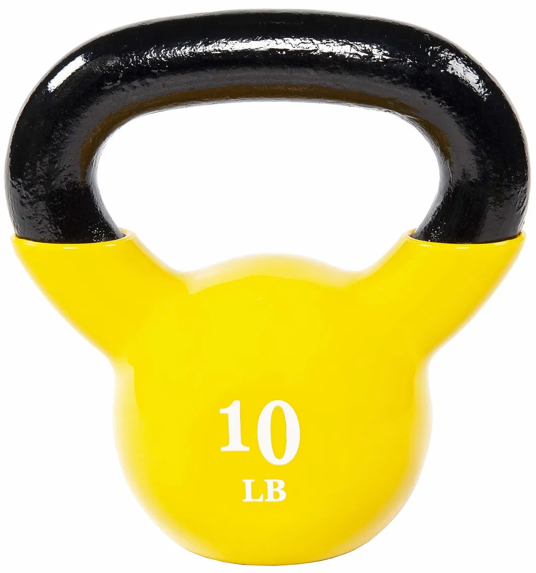 Everyday Fashion Gym Equipment Essentials All-Purpose Color Vinyl Coated Kettlebell