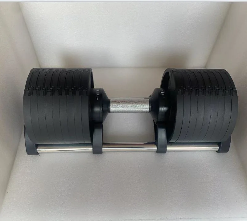 High-End Free Weights Bodybuilding Exercise Dumbbel 70lb 32kg Adjustable Dumbbells