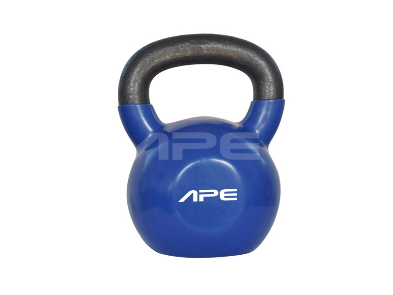 Adjustable Soft Competition Coated Gym Strength Cast Iron Colorful Vinyl Kettlebell