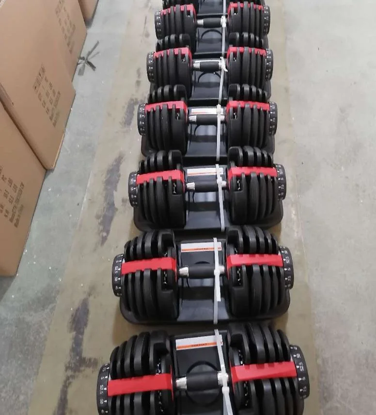 Factory Wholesale 5in1 25kg 56lb Adjustable Dumbbell Set Weightlifting Dumbbell